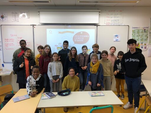 La "brigade des écollégiens" au complet ... ou presque !